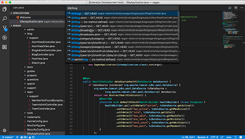 Spring Tools for Visual Studio Code preview